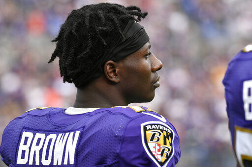 Marquise Brown inactive in Week 7